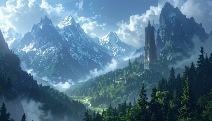 Tour dans les montagnes